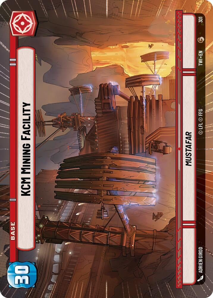 Image for KCM Mining Facility (Hyperspace) (Twilight of the Republic) (301) - Star Wars: Unlimited