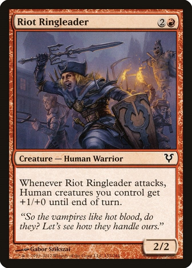 Image for Riot Ringleader (Avacyn Restored) (152) - Magic: The Gathering