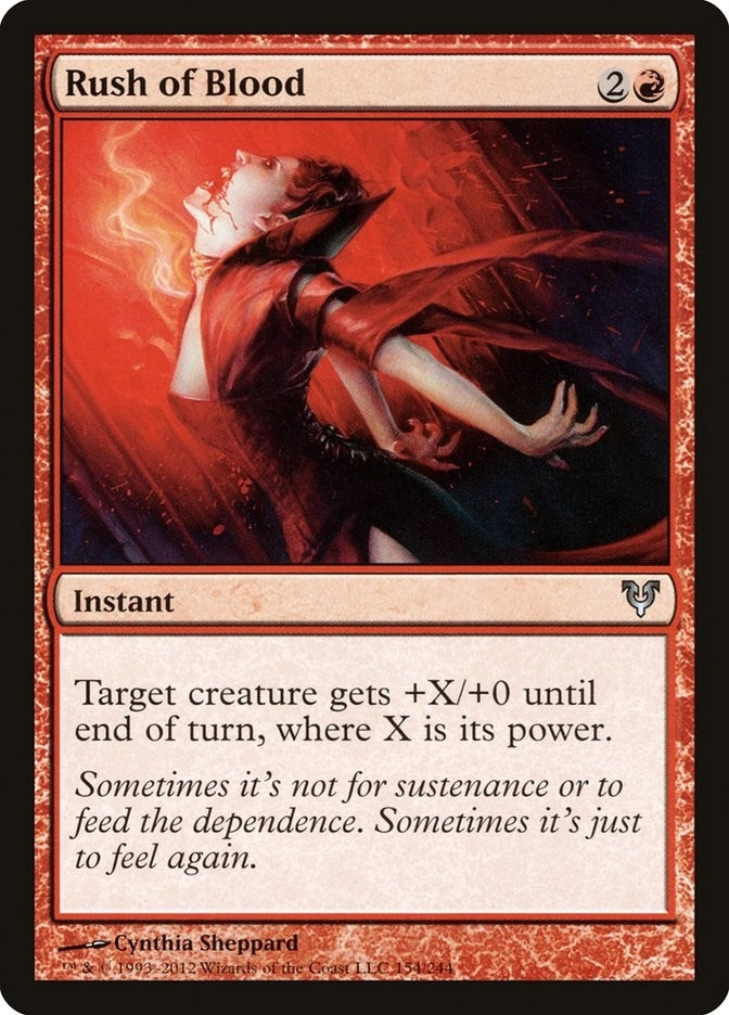Image for Rush of Blood (Avacyn Restored) (154) - Magic: The Gathering