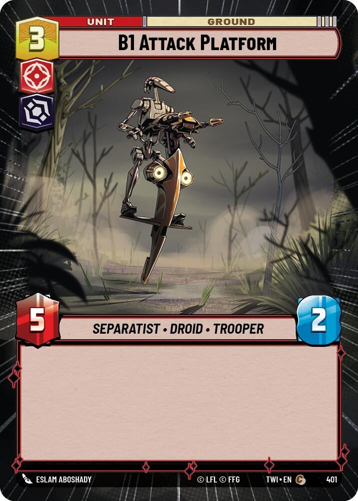 Image for B1 Attack Platform (Hyperspace) (Twilight of the Republic) (401) - Star Wars: Unlimited