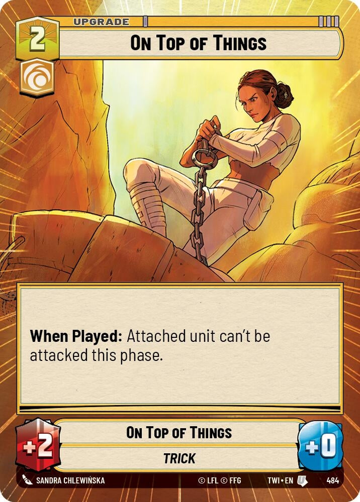 Image for On Top of Things (Hyperspace) (Twilight of the Republic) (484) - Star Wars: Unlimited