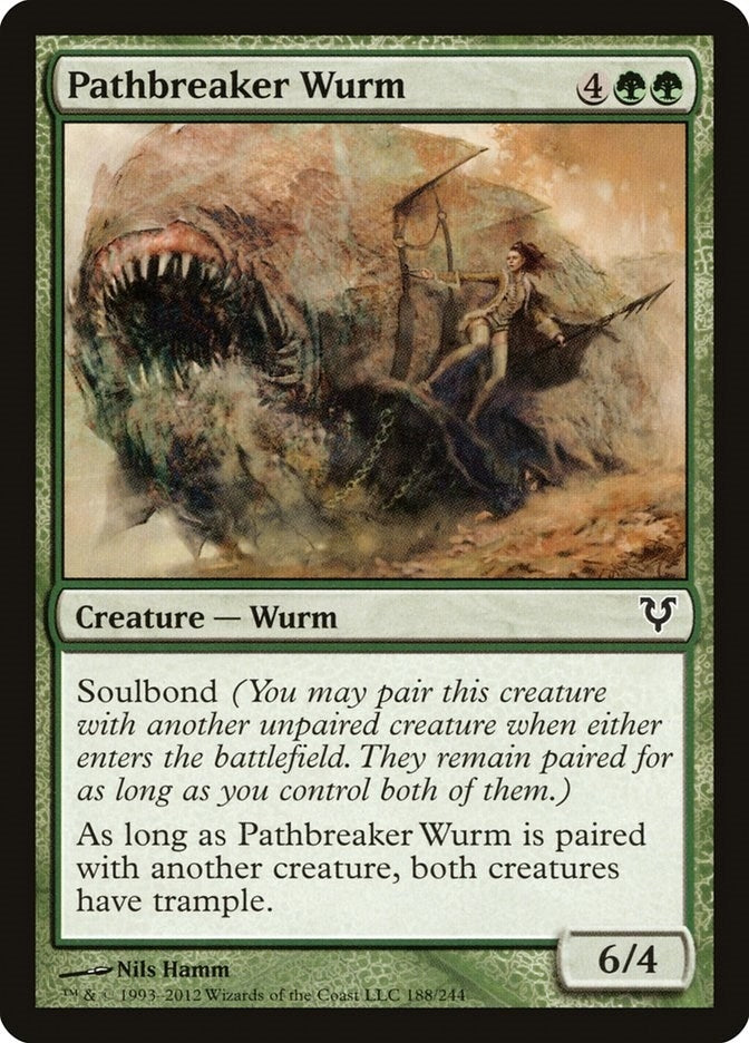 Image for Pathbreaker Wurm (Avacyn Restored) (188) - Magic: The Gathering