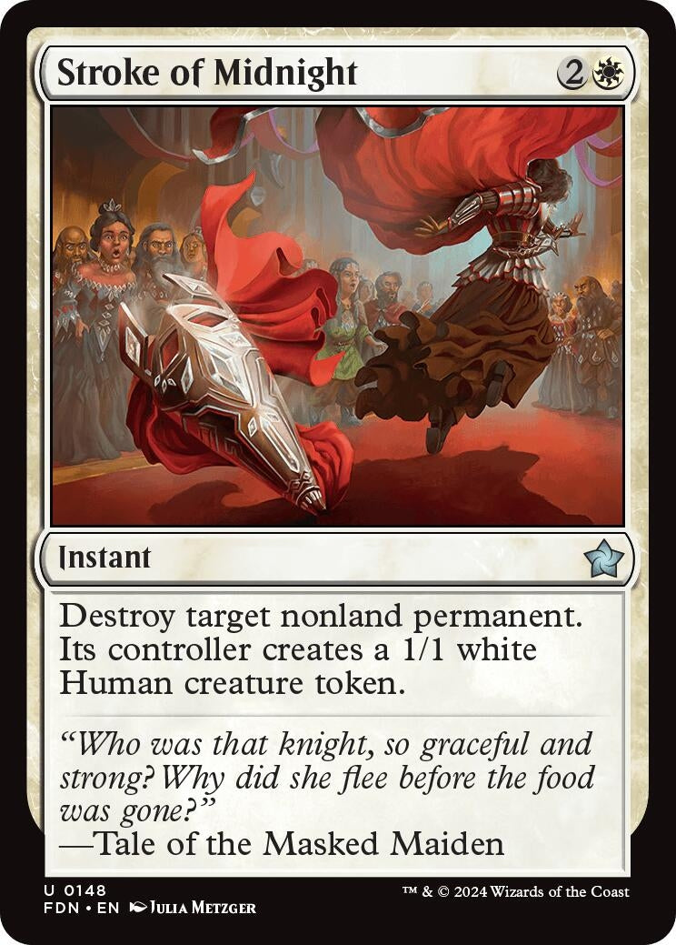 Image for Stroke of Midnight (Foundations) (148) - Magic: The Gathering