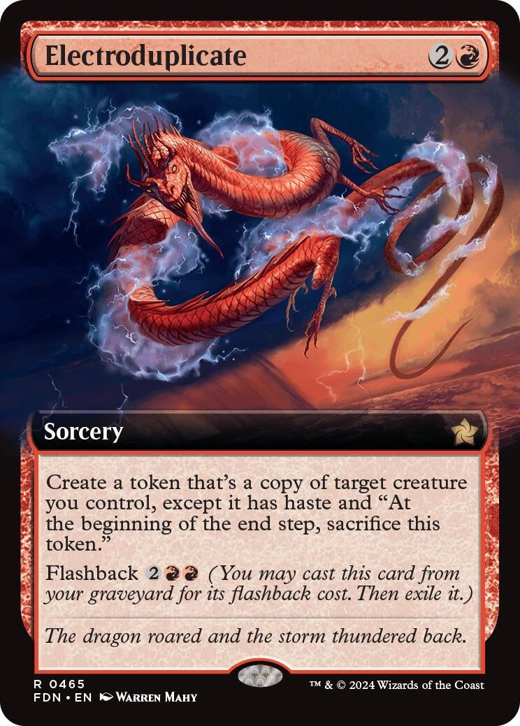 Image for Electroduplicate (Extended Art) (Foundations) (465) - Magic: The Gathering
