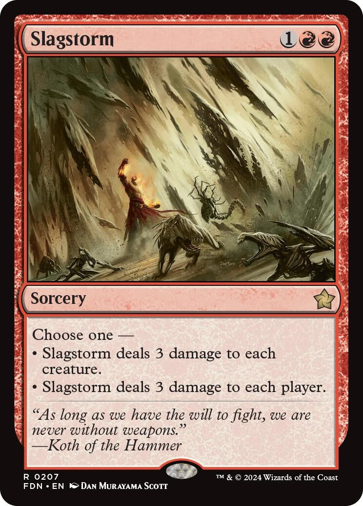 Image for Slagstorm (Foundations) (207) - Magic: The Gathering