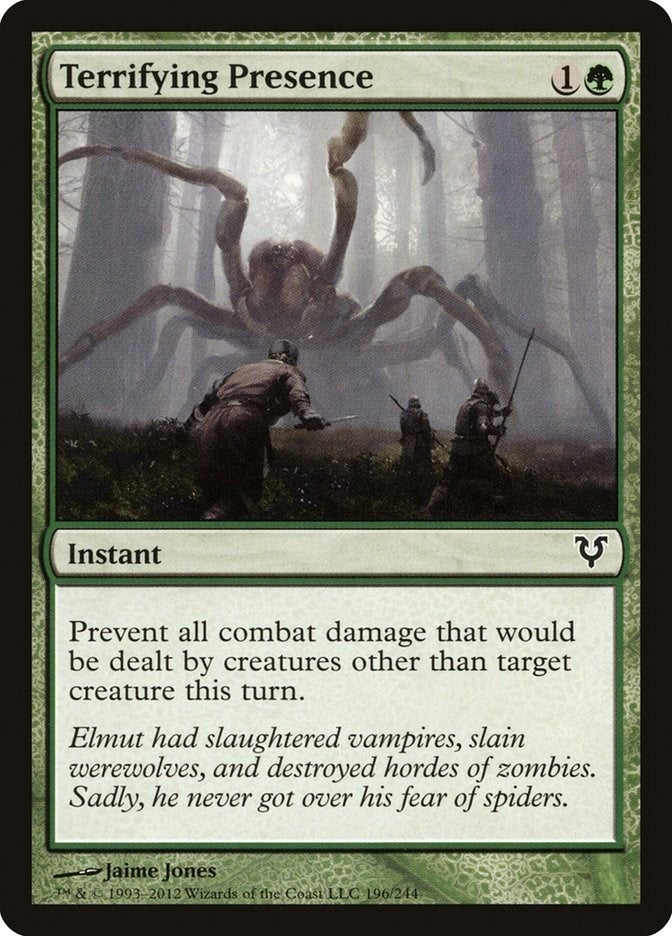 Image for Terrifying Presence (Avacyn Restored) (196) - Magic: The Gathering