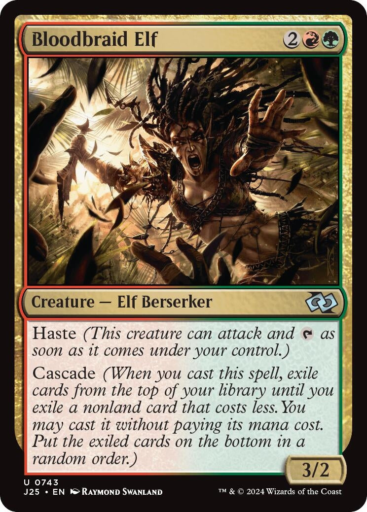 Image for Bloodbraid Elf (Foundations Jumpstart) (743) - Magic: The Gathering