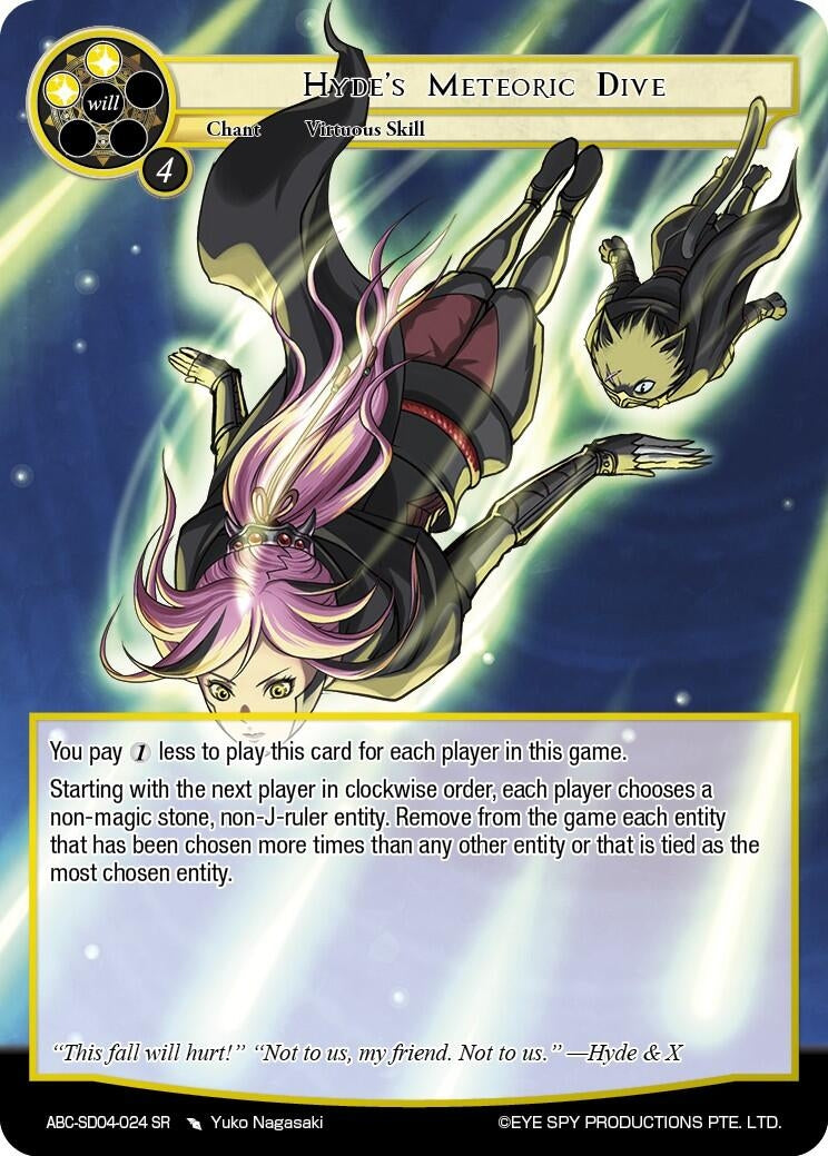 Image for Hyde's Meteoric Dive (ABC-SD04-024) (ABC Duel Decks) (ABC-SD04-024 SR) - Force of Will