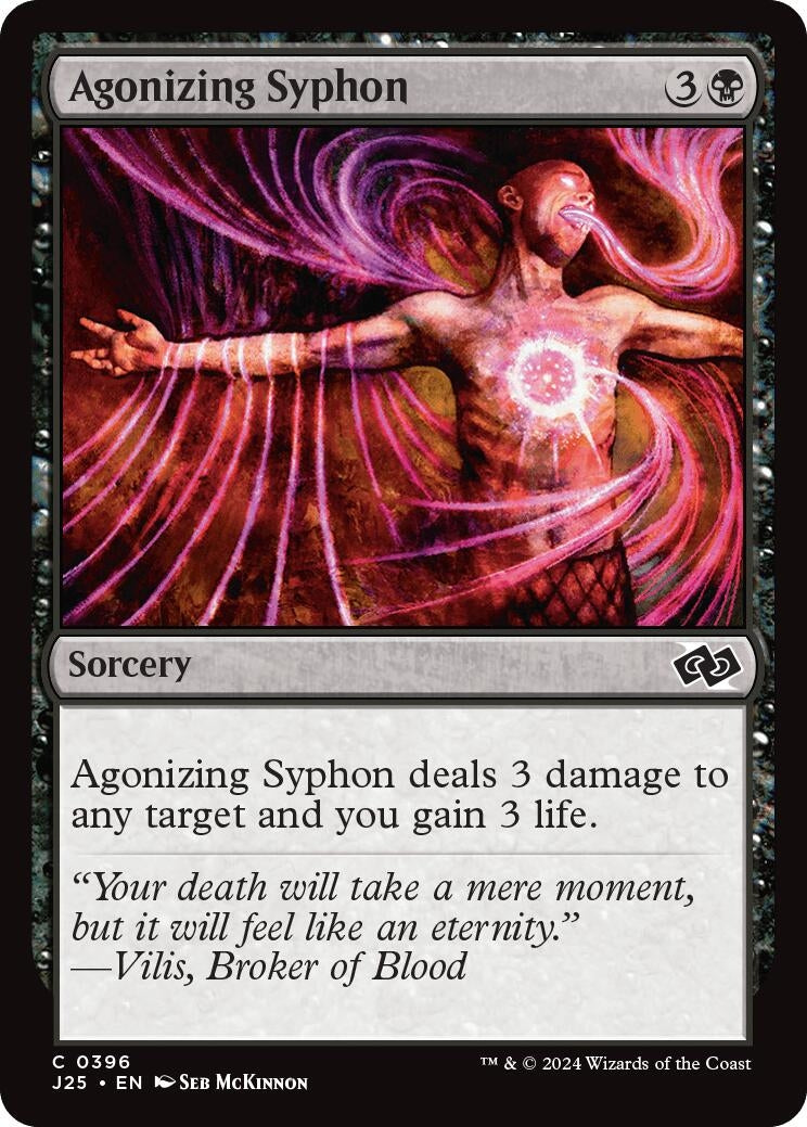 Image for Agonizing Syphon (Foundations Jumpstart) (396) - Magic: The Gathering