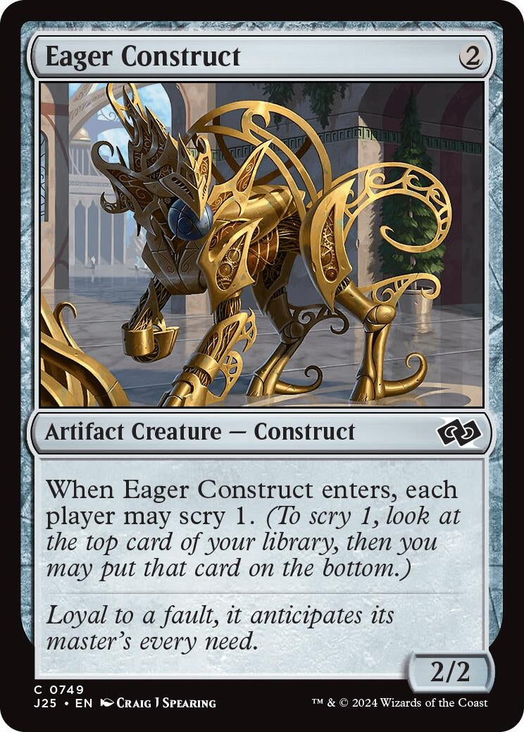 Image for Eager Construct (Foundations Jumpstart) (749) - Magic: The Gathering