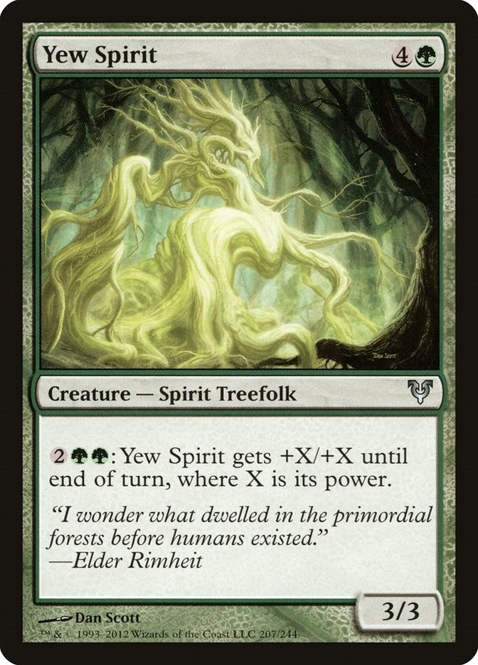 Image for Yew Spirit (Avacyn Restored) (207) - Magic: The Gathering