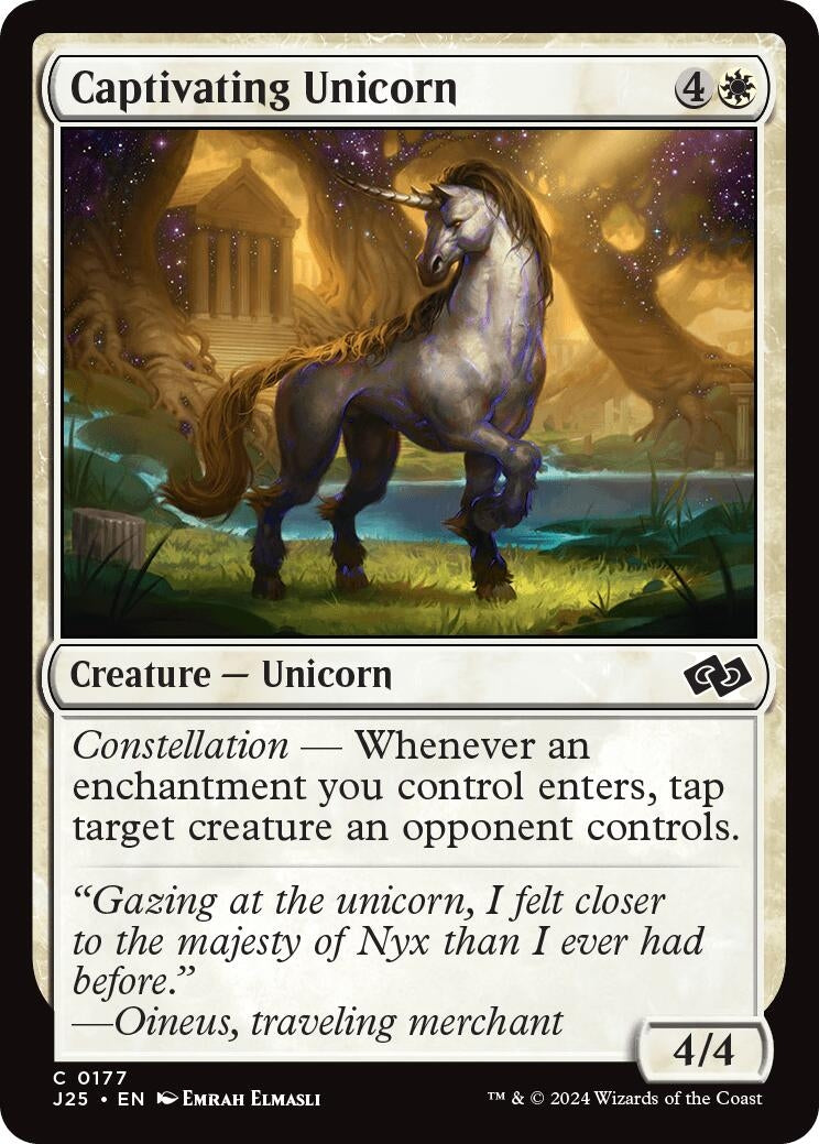 Image for Captivating Unicorn (Foundations Jumpstart) (177) - Magic: The Gathering