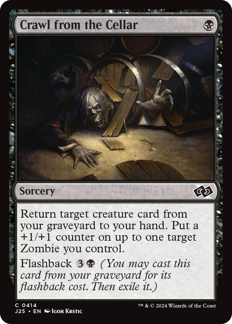 Image for Crawl from the Cellar (Foundations Jumpstart) (414) - Magic: The Gathering