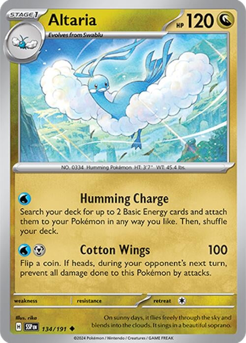 Image for Altaria (SV08: Surging Sparks) (134/191) - Pokemon
