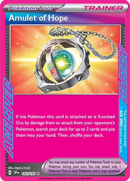 Image for Amulet of Hope (SV08: Surging Sparks) (162/191) - Pokemon