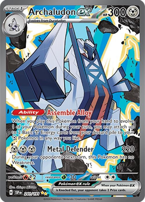 Image for Archaludon ex (SV08: Surging Sparks) (241/191) - Pokemon