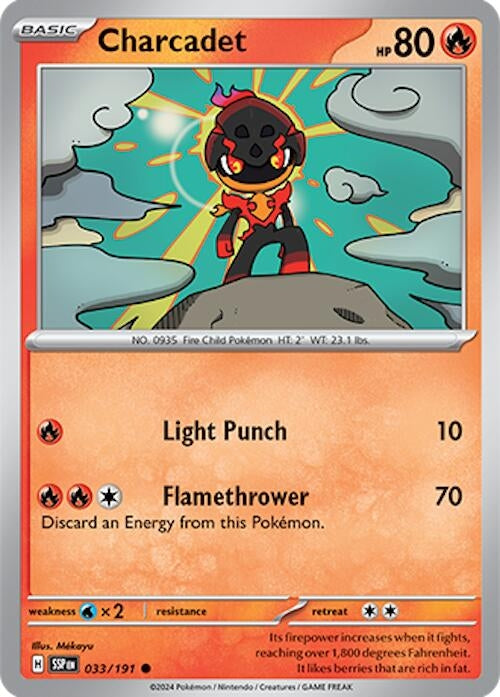Image for Charcadet (SV08: Surging Sparks) (033/191) - Pokemon