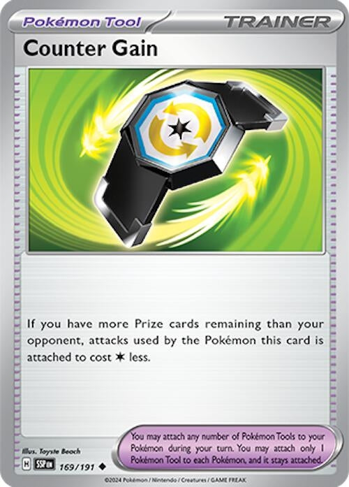 Image for Counter Gain (SV08: Surging Sparks) (169/191) - Pokemon