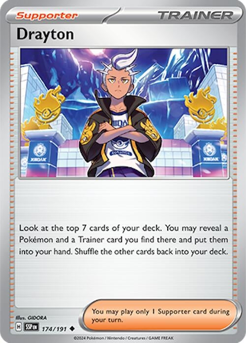 Image for Drayton (SV08: Surging Sparks) (174/191) - Pokemon
