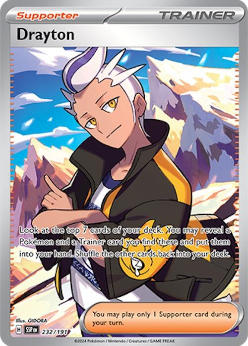Image for Drayton (SV08: Surging Sparks) (232/191) - Pokemon