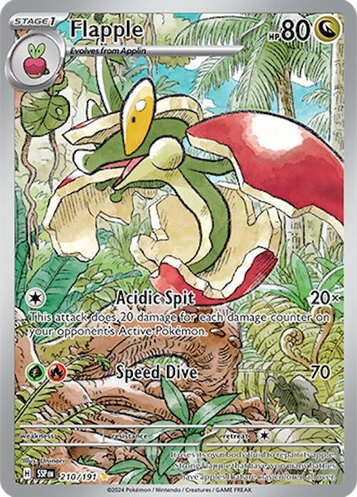 Image for Flapple (SV08: Surging Sparks) (210/191) - Pokemon