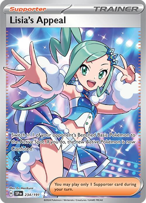 Image for Lisia's Appeal (SV08: Surging Sparks) (234/191) - Pokemon