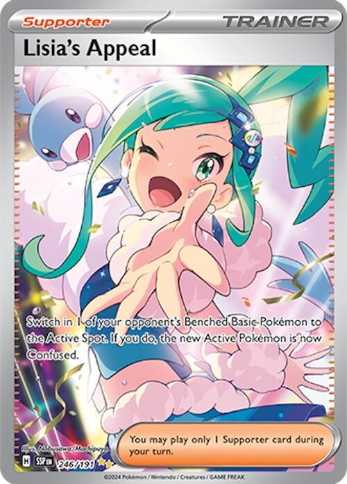 Image for Lisia's Appeal (SV08: Surging Sparks) (246/191) - Pokemon