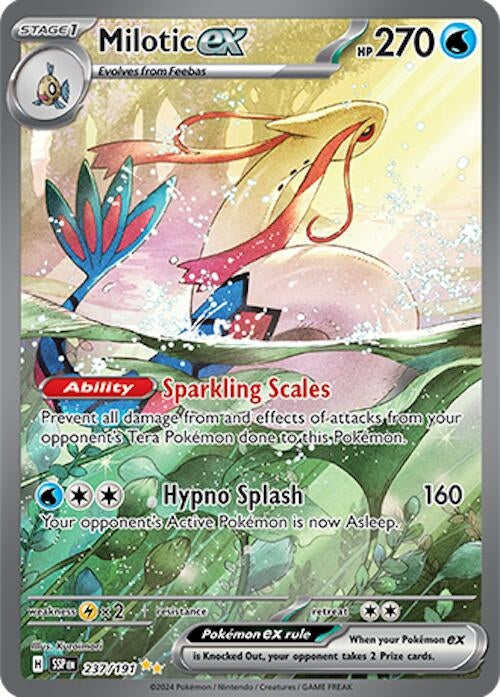 Image for Milotic ex (SV08: Surging Sparks) (237/191) - Pokemon