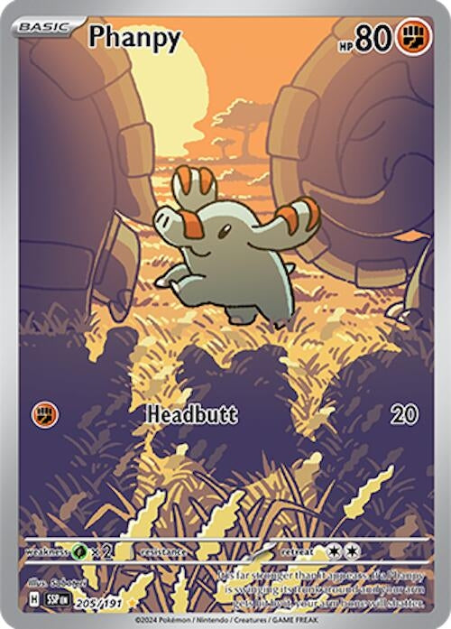 Image for Phanpy (SV08: Surging Sparks) (205/191) - Pokemon