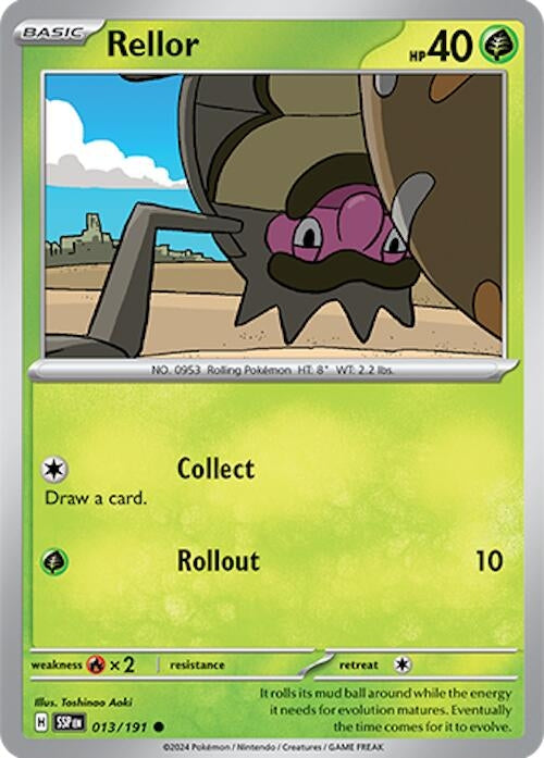 Image for Rellor (SV08: Surging Sparks) (013/191) - Pokemon