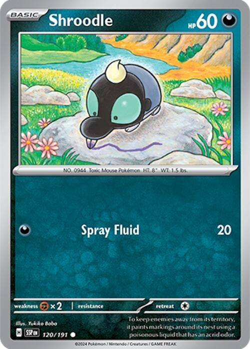 Image for Shroodle (SV08: Surging Sparks) (120/191) - Pokemon