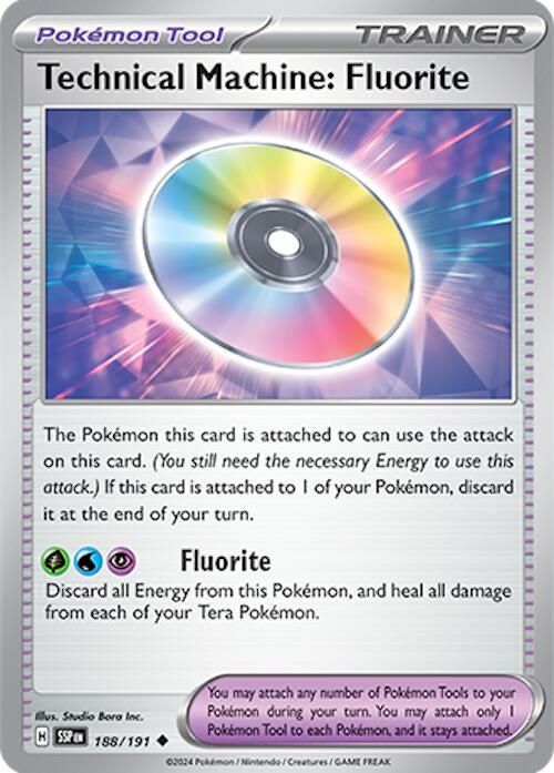 Image for Technical Machine: Fluorite (SV08: Surging Sparks) (188/191) - Pokemon