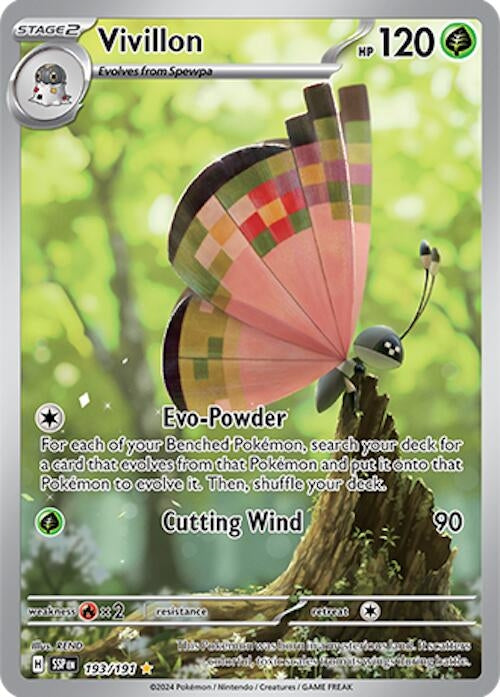 Image for Vivillon (SV08: Surging Sparks) (193/191) - Pokemon