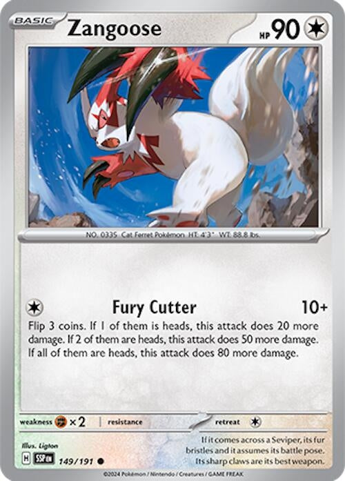 Image for Zangoose (SV08: Surging Sparks) (149/191) - Pokemon