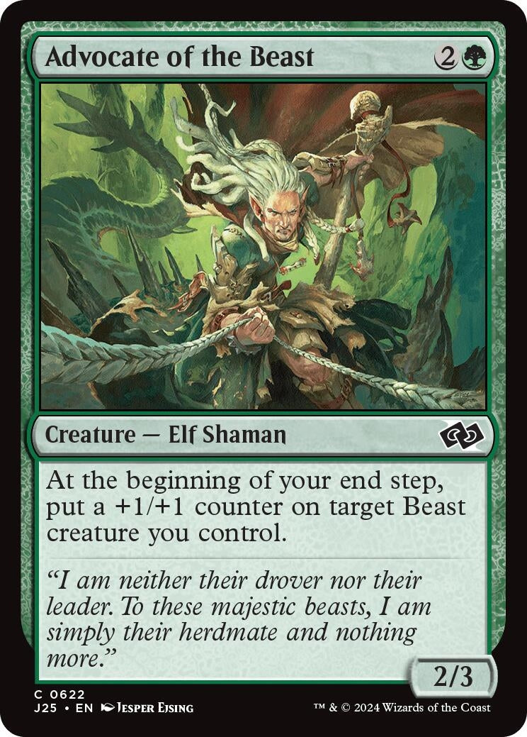 Image for Advocate of the Beast (Foundations Jumpstart) (622) - Magic: The Gathering