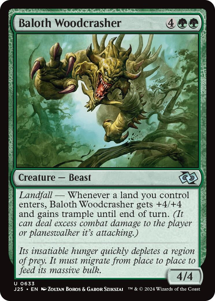 Image for Baloth Woodcrasher (Foundations Jumpstart) (633) - Magic: The Gathering