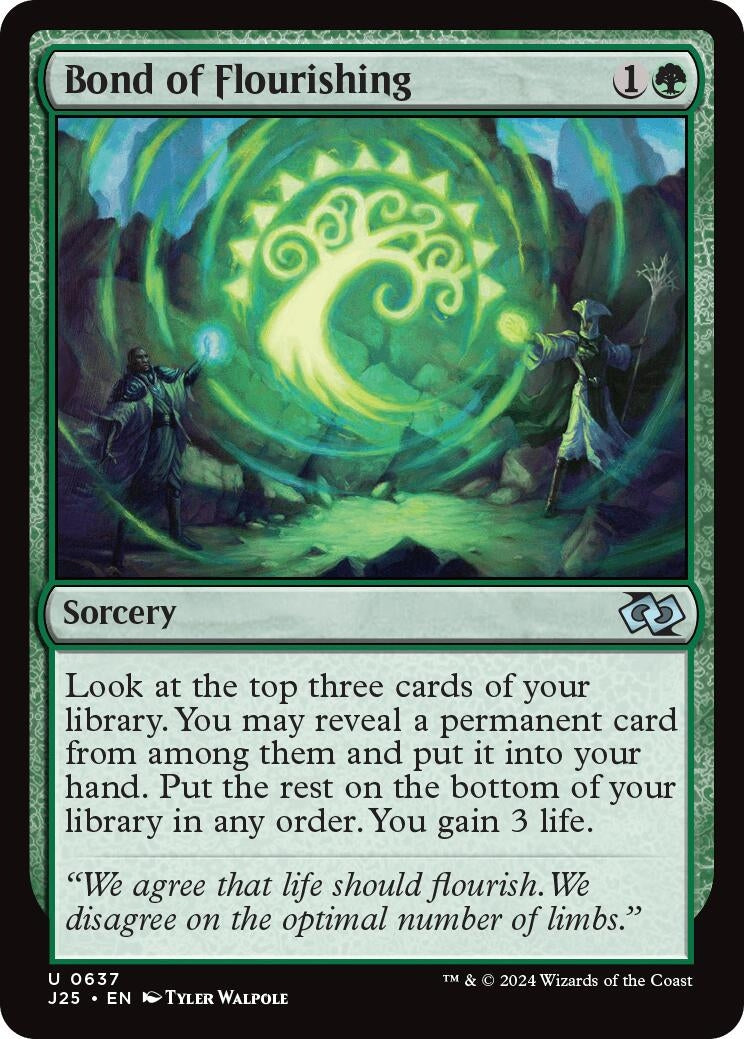 Image for Bond of Flourishing (Foundations Jumpstart) (637) - Magic: The Gathering
