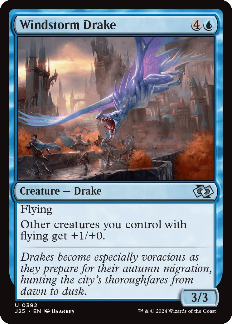 Image for Windstorm Drake (Foundations Jumpstart) (392) - Magic: The Gathering