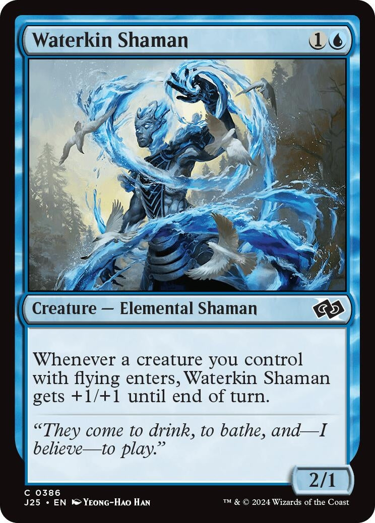 Image for Waterkin Shaman (Foundations Jumpstart) (386) - Magic: The Gathering