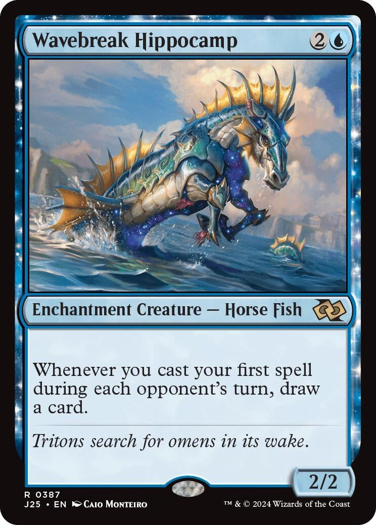 Image for Wavebreak Hippocamp (Foundations Jumpstart) (387) - Magic: The Gathering