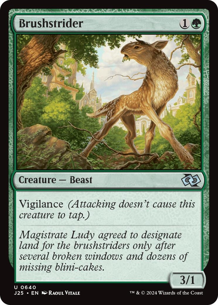 Image for Brushstrider (Foundations Jumpstart) (640) - Magic: The Gathering