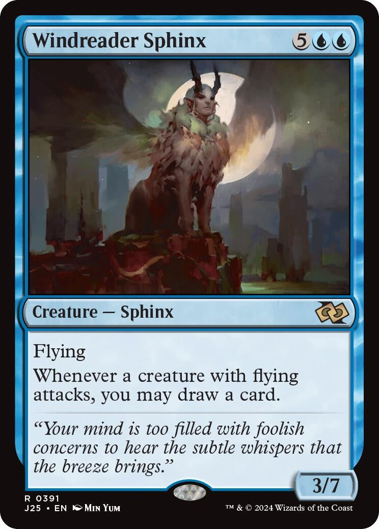 Image for Windreader Sphinx (Foundations Jumpstart) (391) - Magic: The Gathering