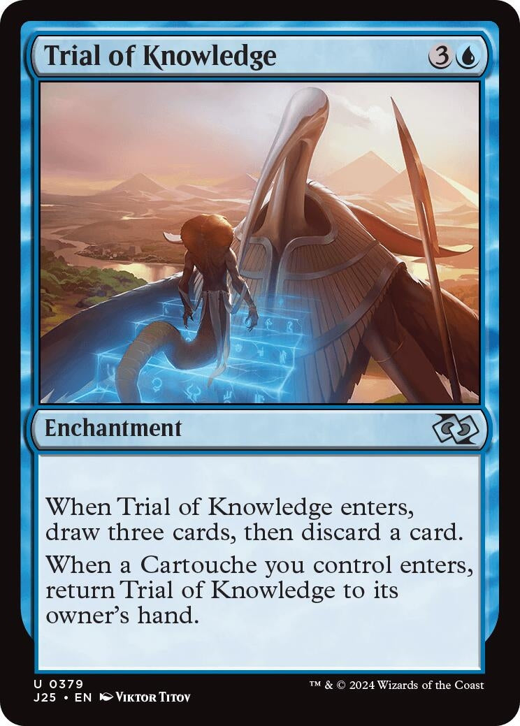 Image for Trial of Knowledge (Foundations Jumpstart) (379) - Magic: The Gathering