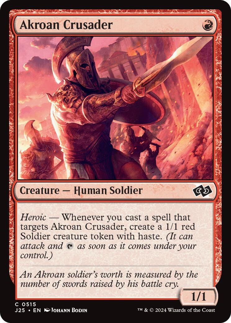 Image for Akroan Crusader (Foundations Jumpstart) (515) - Magic: The Gathering