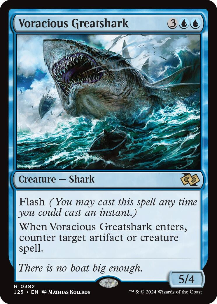 Image for Voracious Greatshark (Foundations Jumpstart) (382) - Magic: The Gathering