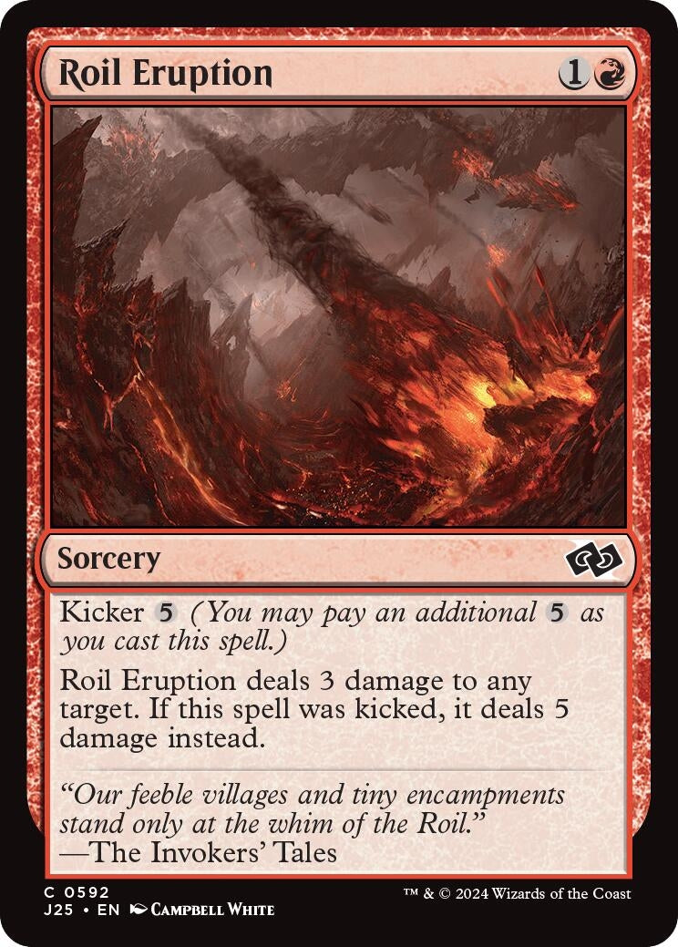 Image for Roil Eruption (Foundations Jumpstart) (592) - Magic: The Gathering