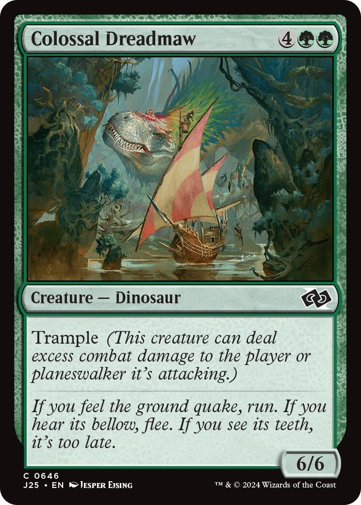 Image for Colossal Dreadmaw (Foundations Jumpstart) (646) - Magic: The Gathering