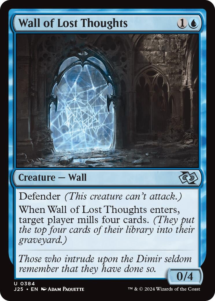 Image for Wall of Lost Thoughts (Foundations Jumpstart) (384) - Magic: The Gathering