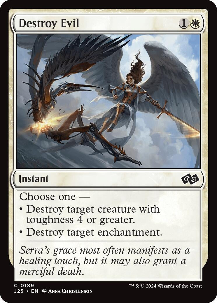 Image for Destroy Evil (Foundations Jumpstart) (189) - Magic: The Gathering