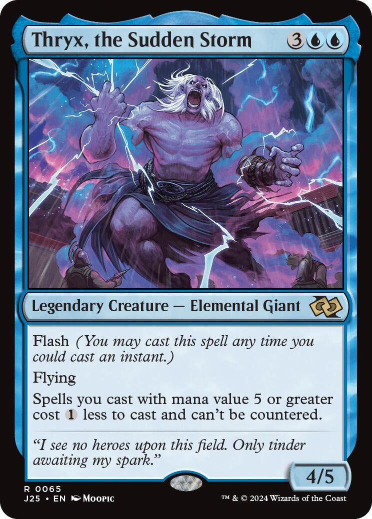 Image for Thryx, the Sudden Storm (Anime) (Foundations Jumpstart) (65) - Magic: The Gathering